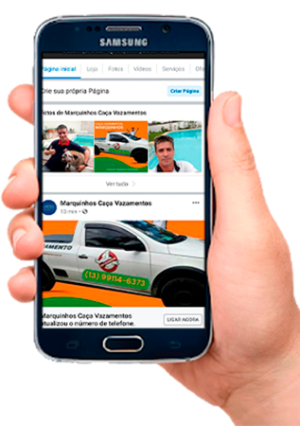 Celular Com redes Sociais modelo 2